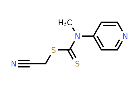 Cyanomethyl methyl(4-pyridyl)carbamodithioate