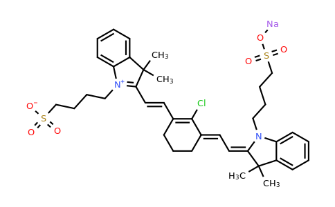 115970-66-6 | Sodium 4-(2-(2-(2-chloro-3-(2-(3,3-dimethyl-1-(4-sulfonatobutyl)-3H-indol-1-ium-2-yl)vinyl)cyclohex-2-en-1-ylidene)ethylidene)-3,3-dimethylindolin-1-yl)butane-1-sulfonate