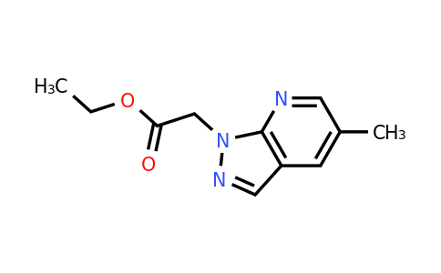 1160246-38-7 | Ethyl 2-(5-methyl-1h-pyrazolo[3,4-b]pyridin-1-yl)acetate