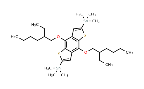 (4,8-Bis((2-ethylhexyl)oxy)benzo[1,2-b:4,5-b']dithiophene-2,6-diyl)bis(trimethylstannane)