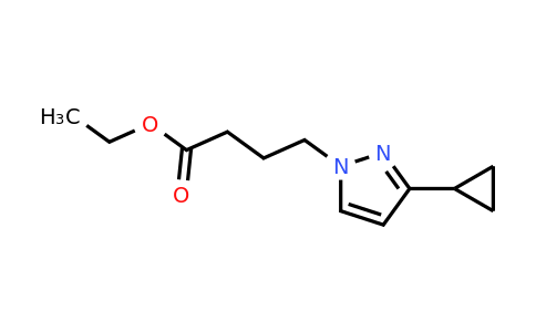 1170362-12-5 | Ethyl 4-(3-cyclopropyl-1h-pyrazol-1-yl)butanoate