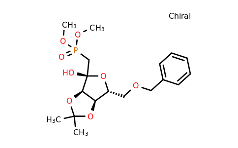 dimethyl ((3aR,4R,6R,6aR)-6-(benzyloxymethyl)-4-hydroxy-2,2-dimethyltetrahydrofuro[3,4-d][1,3]dioxol-4-yl)methylphosphonate