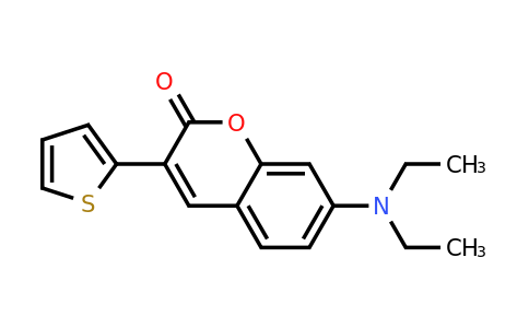 7-(Diethylamino)-3-(thiophen-2-yl)-2H-chromen-2-one