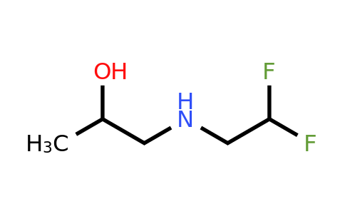 1179772-17-8 | 1-[(2,2-difluoroethyl)amino]propan-2-ol