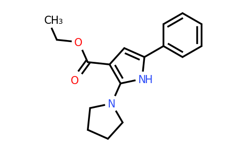 118082-59-0 | Ethyl 5-phenyl-2-(pyrrolidin-1-yl)-1H-pyrrole-3-carboxylate