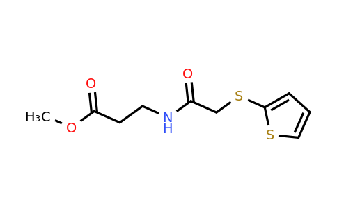 1181545-87-8 | Methyl 3-(2-(thiophen-2-ylthio)acetamido)propanoate