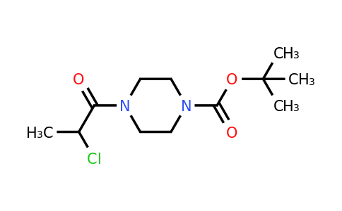 1181803-80-4 | Tert-butyl 4-(2-chloropropanoyl)piperazine-1-carboxylate