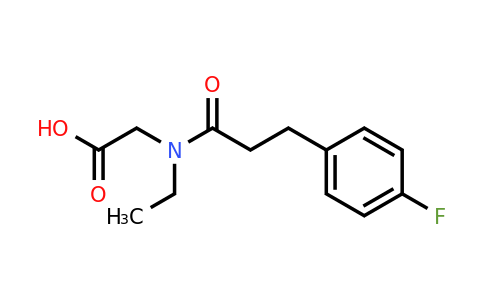 1184114-18-8 | n-Ethyl-n-(3-(4-fluorophenyl)propanoyl)glycine