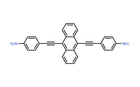 4,4'-(Anthracene-9,10-diylbis(ethyne-2,1-diyl))dianiline