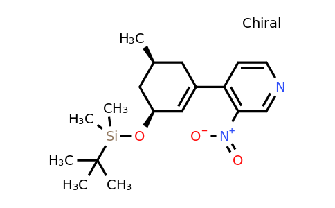 1187055-97-5 | rel-4-[(3R,5R)-3-[[(1,1-Dimethylethyl)dimethylsilyl]oxy]-5-methyl-1-cyclohexen-1-yl]-3-nitropyridine