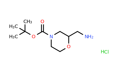 1187930-26-2 | tert-Butyl 2-(aminomethyl)morpholine-4-carboxylate hydrochloride