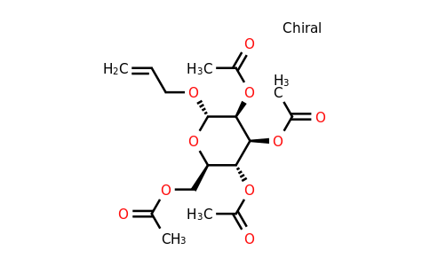 (2R,3R,4S,5S,6S)-2-(Acetoxymethyl)-6-(allyloxy)tetrahydro-2H-pyran-3,4,5-triyl triacetate