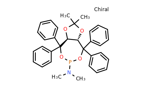 1192678-82-2 | rel-(3aR,8aR)-Tetrahydro-N,N,2,2-tetramethyl-4,4,8,8-tetraphenyl-1,3-dioxolo[4,5-e][1,3,2]dioxaphosphepin-6-amine