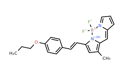 (E)-5,5-Difluoro-9-methyl-7-(4-propoxystyryl)-5H-dipyrrolo[1,2-c:2',1'-f][1,3,2]diazaborinin-4-ium-5-uide