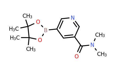 1201644-42-9 | N,N-Dimethyl-5-(4,4,5,5-tetramethyl-1,3,2-dioxaborolan-2-yl)nicotinamide