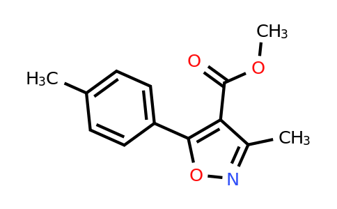 1208081-29-1 | Methyl 3-methyl-5-(p-tolyl)isoxazole-4-carboxylate