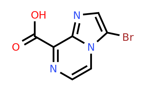 3-bromoimidazo[1,2-a]pyrazine-8-carboxylic acid