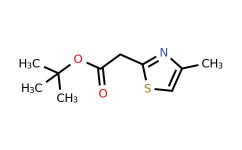 1211112-27-4 | Tert-butyl 2-(4-methyl-1,3-thiazol-2-yl)acetate