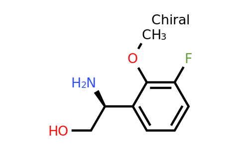 1213606-42-8 | (s)-2-Amino-2-(3-fluoro-2-methoxyphenyl)ethan-1-ol