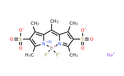 [[(3,5-Dimethyl-4-sulfo-1H-pyrrol-2-yl)(3,5-dimethyl-4-sulfo-2H-pyrrol-2-ylidene)methyl]methane](difluoroborane) disodium salt