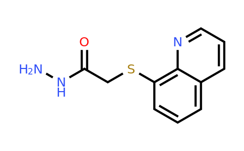 2-(Quinolin-8-ylsulfanyl)acetohydrazide