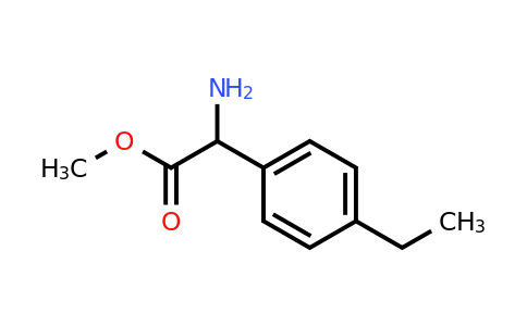 1218179-18-0 | Methyl 2-amino-2-(4-ethylphenyl)acetate