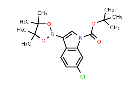 1218790-24-9 | tert-Butyl 6-chloro-3-(4,4,5,5-tetramethyl-1,3,2-dioxaborolan-2-yl)-1H-indole-1-carboxylate