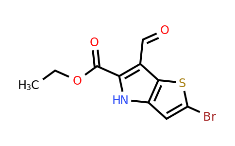 1221186-54-4 | Ethyl 2-bromo-6-formyl-4H-thieno[3,2-b]pyrrole-5-carboxylate