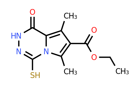 1221722-36-6 | Ethyl 6,8-dimethyl-1-oxo-4-sulfanyl-1h,2h-pyrrolo[1,2-d][1,2,4]triazine-7-carboxylate