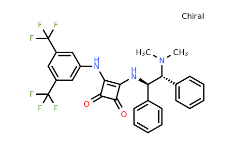 3-[[3,5-Bis(trifluoromethyl)phenyl]amino]-4-[[(1R,2R)-2-(dimethylamino)-1,2-diphenylethyl]amino]-3-cyclobutene-1,2-dione