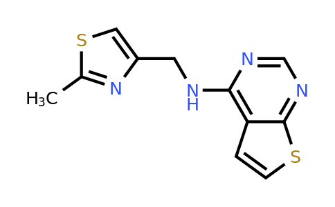 1223545-66-1 | n-((2-Methylthiazol-4-yl)methyl)thieno[2,3-d]pyrimidin-4-amine