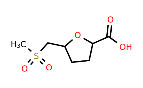 5-((Methylsulfonyl)methyl)tetrahydrofuran-2-carboxylic acid