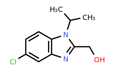 1243821-91-1 | [5-chloro-1-(propan-2-yl)-1h-1,3-benzodiazol-2-yl]methanol