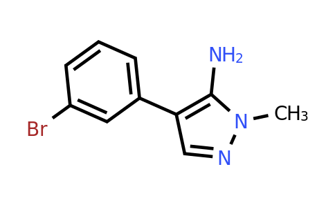 1247859-91-1 | 4-(3-Bromophenyl)-1-methyl-1h-pyrazol-5-amine