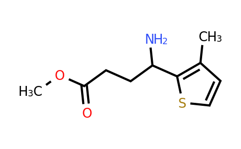 1248110-42-0 | Methyl 4-amino-4-(3-methylthiophen-2-yl)butanoate