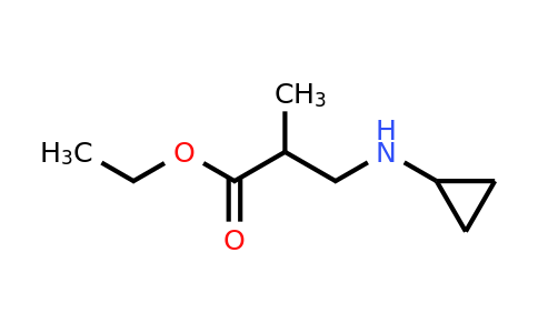 1249566-37-7 | Ethyl 3-(cyclopropylamino)-2-methylpropanoate