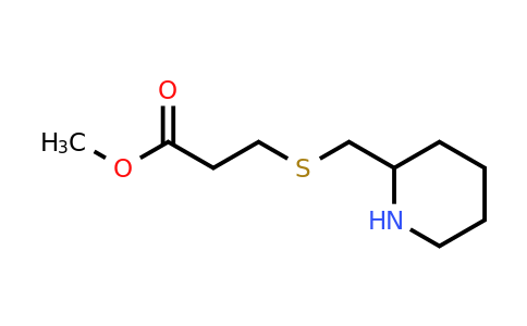 1250393-11-3 | Methyl 3-((piperidin-2-ylmethyl)thio)propanoate