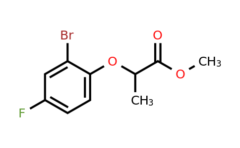 1250594-84-3 | Methyl 2-(2-bromo-4-fluorophenoxy)propanoate