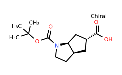 1251006-61-7 | rel-(3aS,5R,6aS)-1-tert-butoxycarbonyl-3,3a,4,5,6,6a-hexahydro-2H-cyclopenta[b]pyrrole-5-carboxylic acid