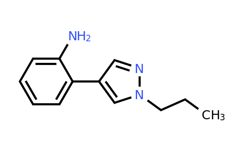 1251149-95-7 | 2-(1-Propyl-1h-pyrazol-4-yl)aniline