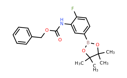 1256359-14-4 | Benzyl (2-fluoro-5-(4,4,5,5-tetramethyl-1,3,2-dioxaborolan-2-yl)phenyl)carbamate