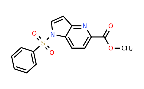 1260385-00-9 | Methyl 1-(phenylsulfonyl)-1H-pyrrolo[3,2-b]pyridine-5-carboxylate