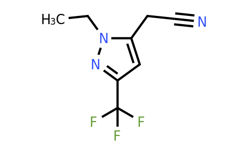 1260659-32-2 | 2-(1-Ethyl-3-(trifluoromethyl)-1H-pyrazol-5-yl)acetonitrile