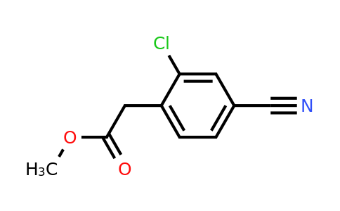 Methyl 2-(2-chloro-4-cyanophenyl)acetate