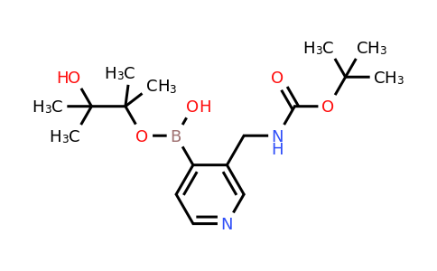 1264282-48-5 | Tert-butyl ((4-(hydroxy((3-hydroxy-2,3-dimethylbutan-2-yl)oxy)boranyl)pyridin-3-yl)methyl)carbamate