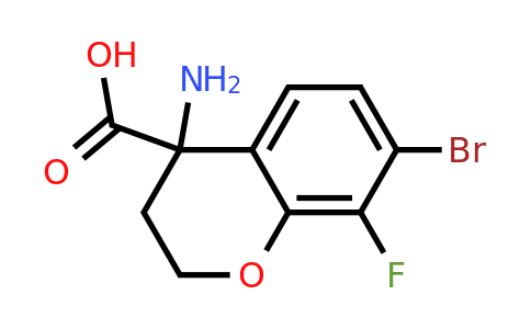 1270359-91-5 | 4-Amino-7-bromo-8-fluorochroman-4-carboxylic acid