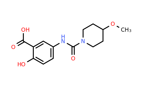 1307075-06-4 | 2-Hydroxy-5-[(4-methoxypiperidine-1-carbonyl)amino]benzoic acid