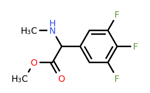 1310095-75-0 | Methyl 2-(methylamino)-2-(3,4,5-trifluorophenyl)acetate