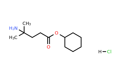 1311315-60-2 | Cyclohexyl 4-amino-4-methylpentanoate hydrochloride