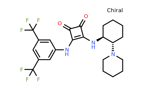 3-[[3,5-Bis(trifluoromethyl)phenyl]amino]-4-[[(1S,2S)-2-(1-piperidinyl)cyclohexyl]amino]-3-cyclobutene-1,2-dione